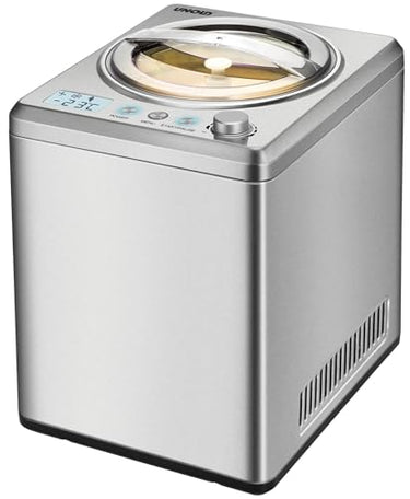 Unold 48880 Eismaschine Profi Plus - Edelstahl, 2.5 L, 250 W, vollautomatischer, selbstkühlender Kompressor, LCD-Display, Timer, auch für veganes, laktosefreies und steviahaltiges Eis im Sale